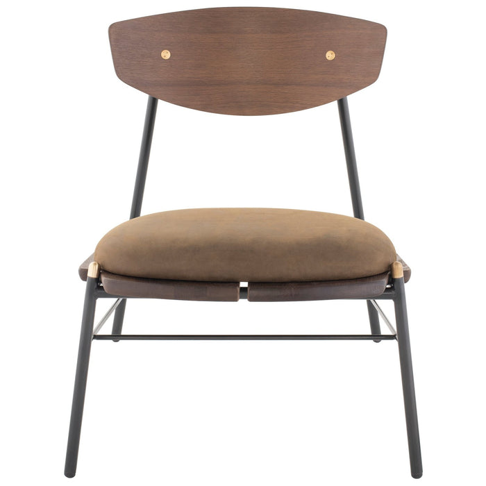 District Eight Kink Occasional Chair in Smoked HGDA555
