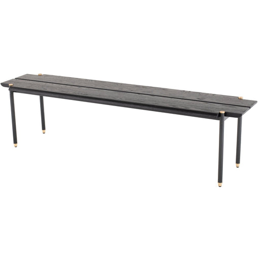 District Eight Stacking Occasional Bench in Black HGDA684