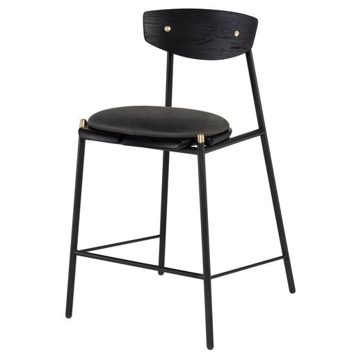 District Eight Kink Counter Stool in Storm Black HGDA759