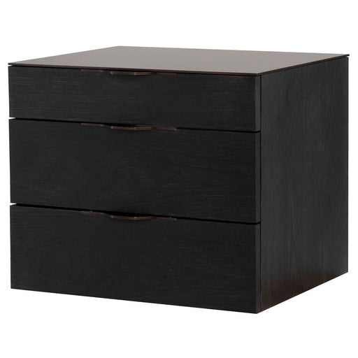 District Eight Drift Side Table in Ebonized HGDA836
