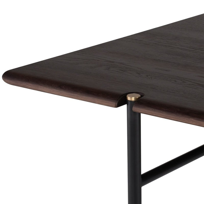 District Eight Stacking Dining Table in Smoked/Black HGDA837