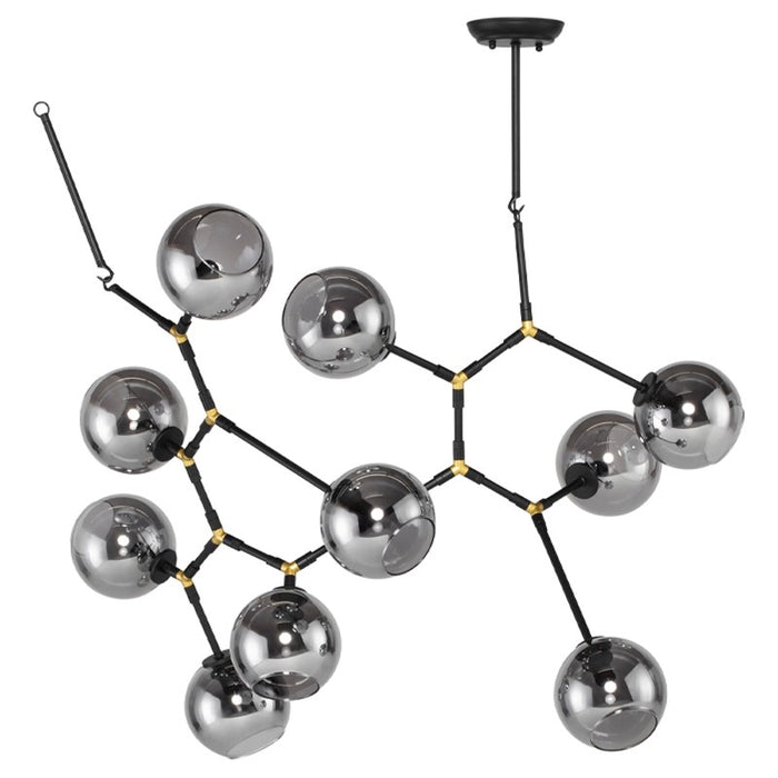 Nuevo Living Atom 10 Pendant Lighting in Grey HGRA159