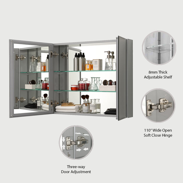 Blossom Aluminum Medicine Cabinet with Mirror – MC8 2526