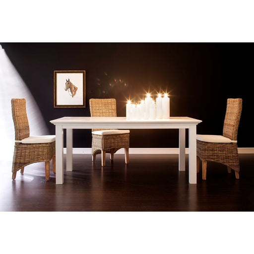 NovaSolo Halifax Dining Table 62" White T759-160