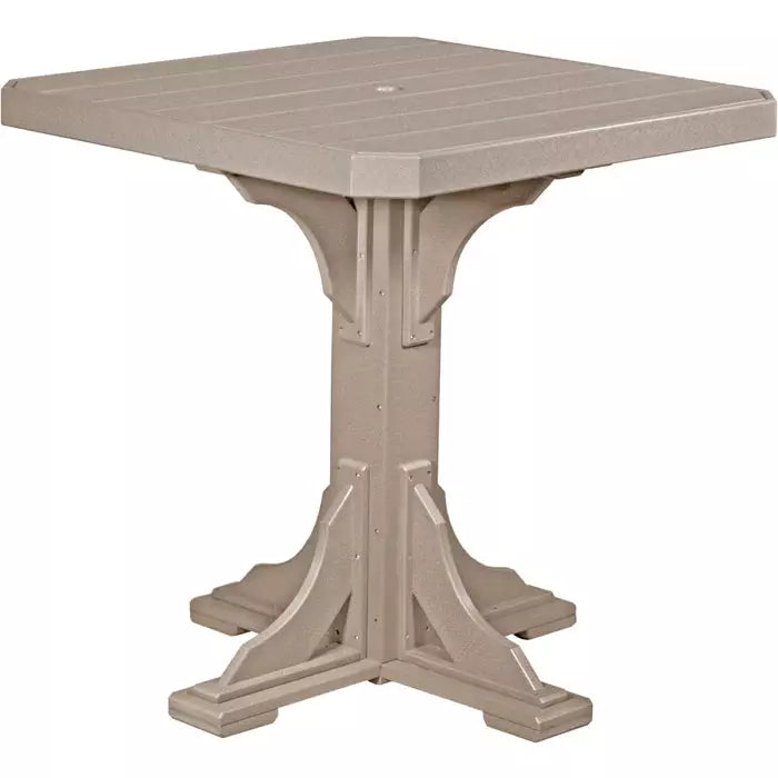LuxCraft 41" Bar Height Square Table