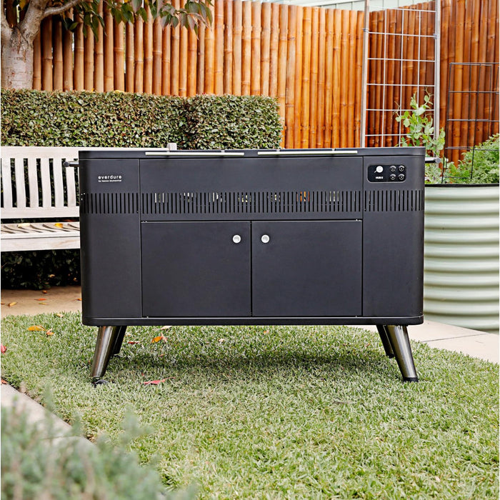 Everdure By Heston Blumenthal 54-Inch Charcoal Grill With Rotisserie & Electronic Ignition
