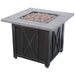 Endless Summer LP Gas Outdoor Fire Pit with 30-in Resin Mantel GAD1450SP