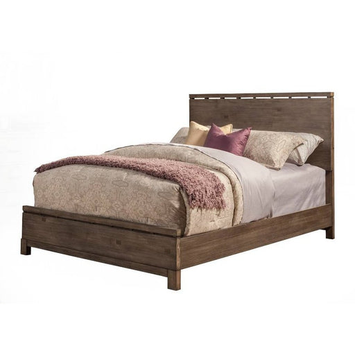 Alpine Furniture Sydney Standard King Panel Bed, Weathered Grey 1700-07EK