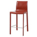 New Pacific Direct Gervin Recycled Leather Counter Stool, Set of 2 448526R-49