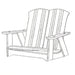 Uwharrie Chair’s Outdoor Carolina Preserves Swing Chair / C052