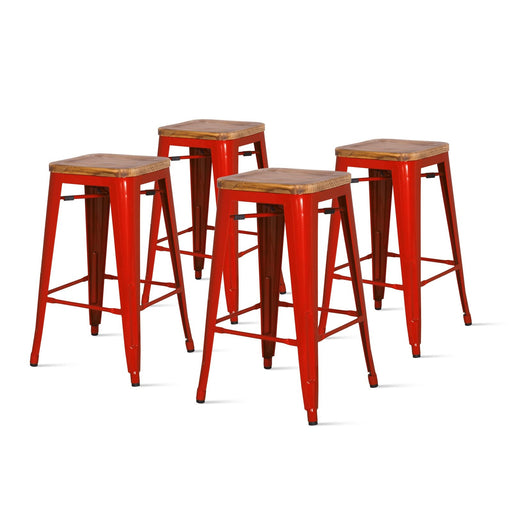 New Pacific Direct Metropolis Backless Counter Stool, Set of 4 938627-R