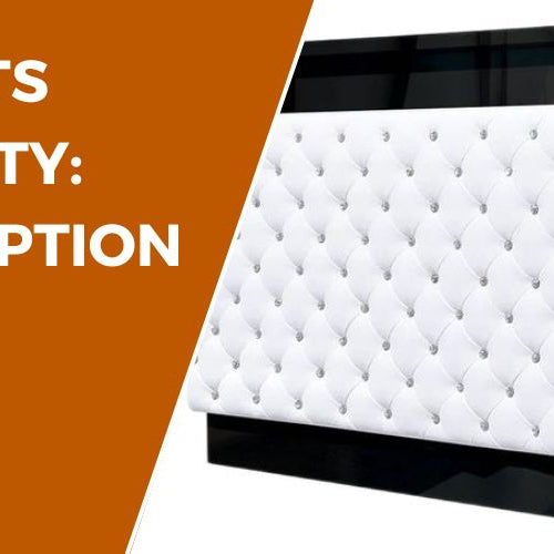 Luxury Meets Functionality: Tufted Reception Desk