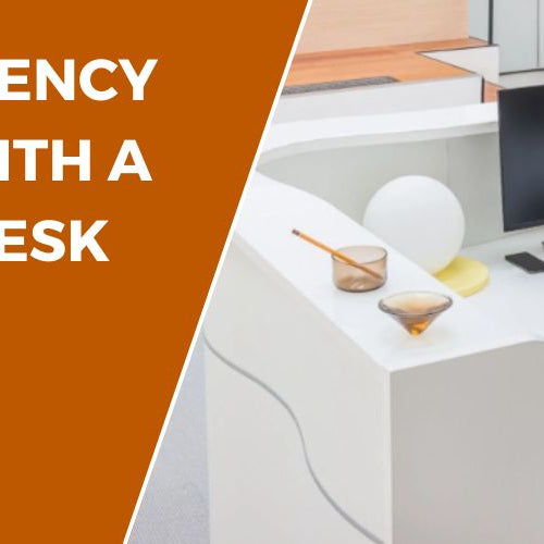 Boost Efficiency and Style with a Reception Desk on Wheels!