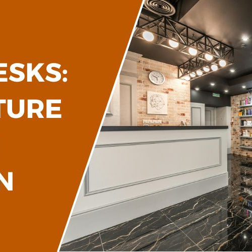 Organic Reception Desks: Blend of Nature and Modern Office Design