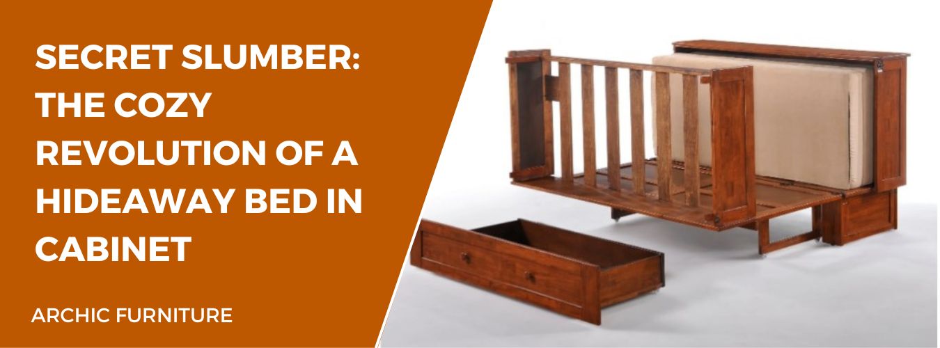 Secret Slumber: The Cozy Revolution of a Hideaway Bed in Cabinet