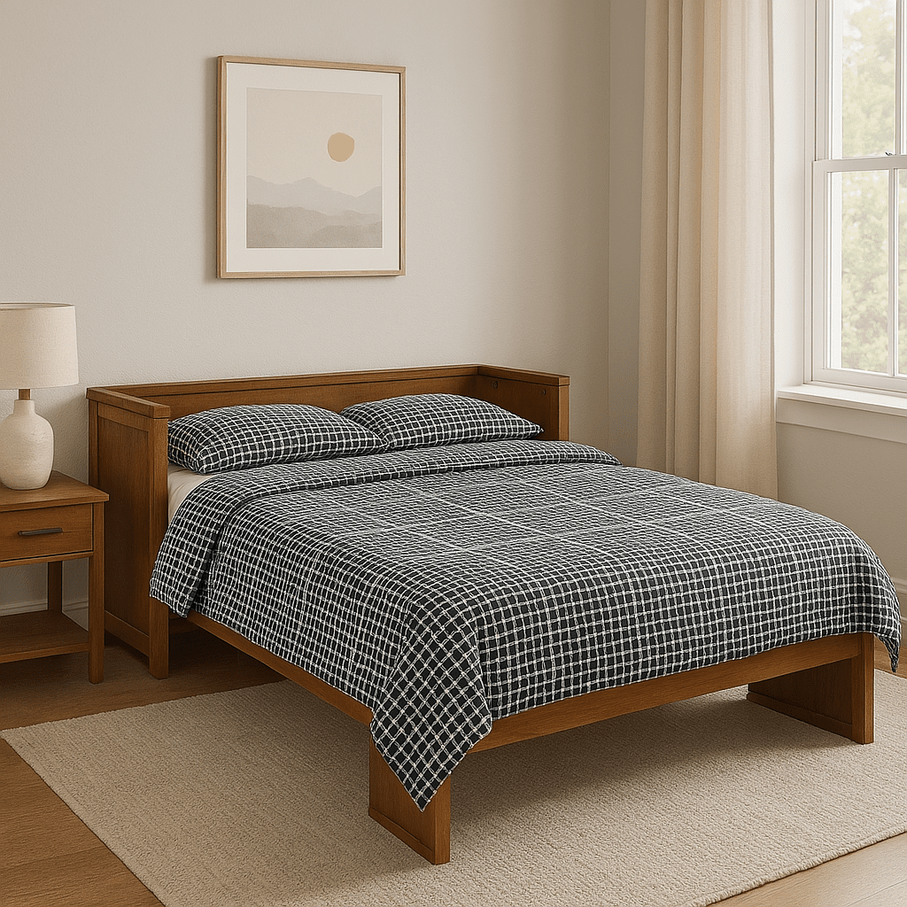Night and Day Murphy Cube queen cabinet bed