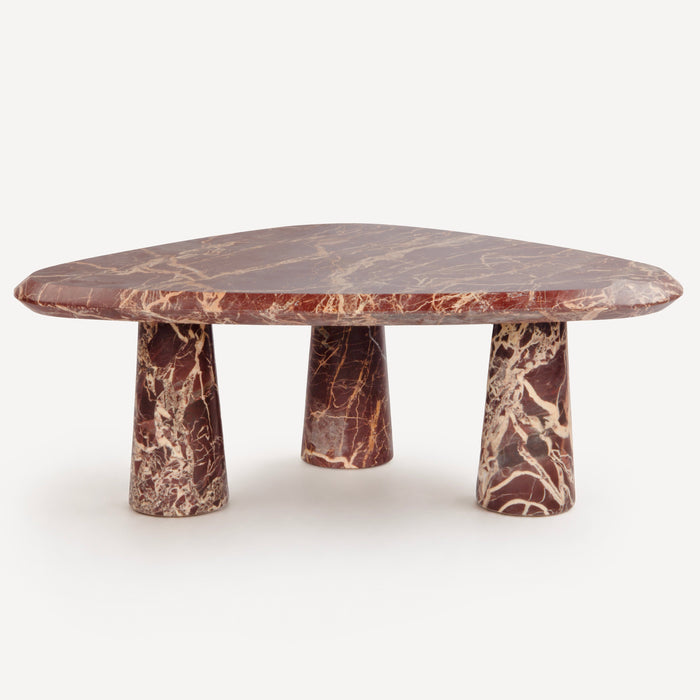 Union Home Athena Marble Small Coffee Table - Cherry Gold LVR01032