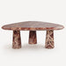 Union Home Athena Marble Small Coffee Table - Cherry Gold LVR01032