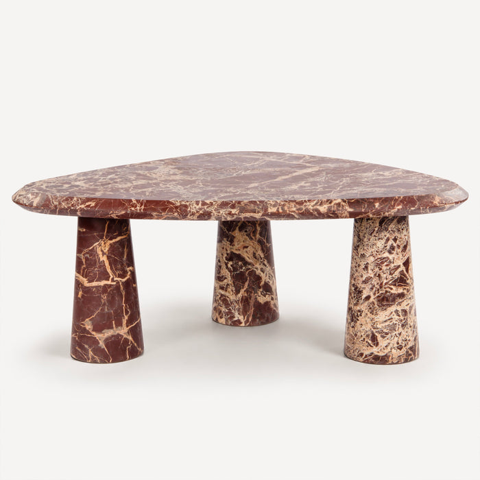 Union Home Athena Marble Large Coffee Table - Cherry Gold LVR01031