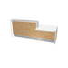 MDD Valde Modern Modular Reception Desk - Straight Low 104.9" x 43.8" LAV21L