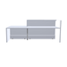 MDD Valde Modern Modular Reception Desk - Straight Low 104.9" x 43.8" LAV21L