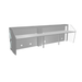 MDD Zig-Zag Modern Reception Desk 149.6" x 34.6" LZG61