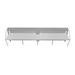 MDD Zig-Zag Modern Reception Desk 173.2" x 34.6" LZG62