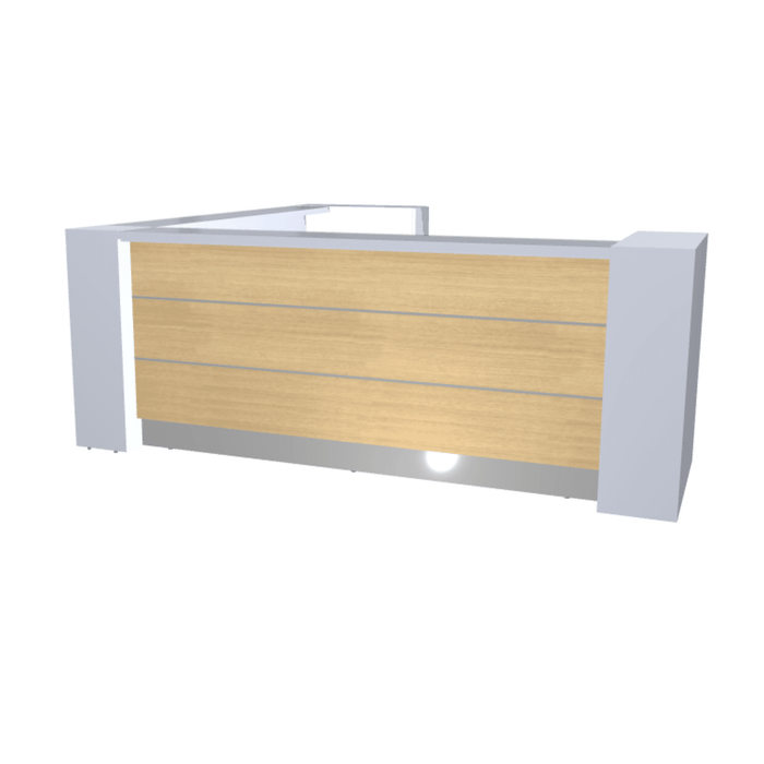 MDD Valde Modern Modular Reception Desk - Corner 114.4" x 114.4" LAV18L