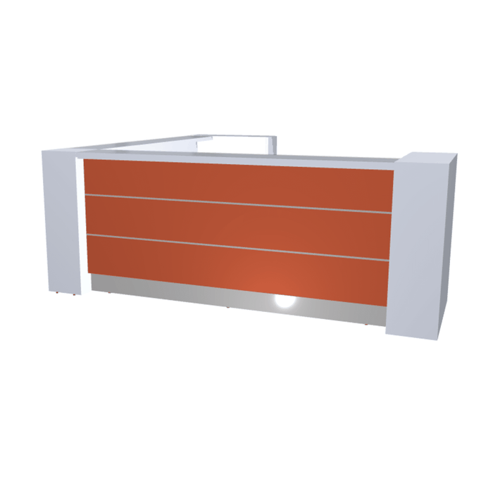 MDD Valde Modern Modular Reception Desk - Corner 114.4" x 114.4" LAV18L