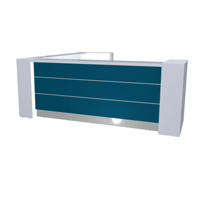 MDD Valde Modern Modular Reception Desk - Corner 114.4" x 114.4" LAV18L