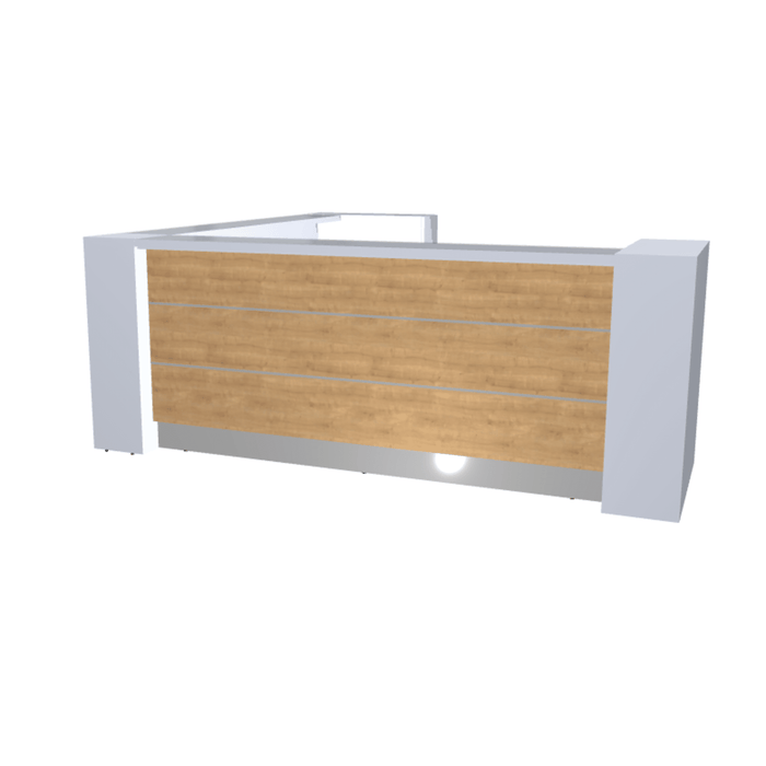 MDD Valde Modern Modular Reception Desk - Corner 114.4" x 114.4" LAV18L