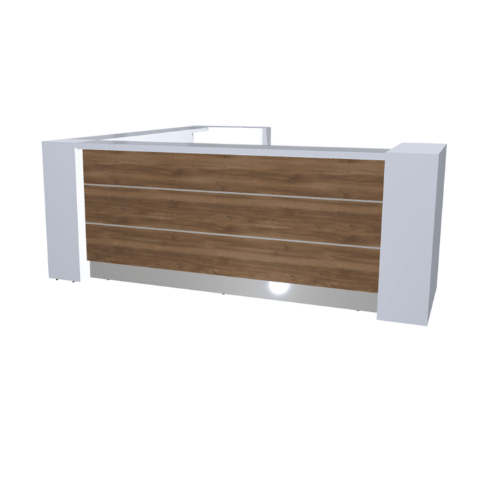 MDD Valde Modern Modular Reception Desk - Corner 114.4" x 114.4" LAV18L