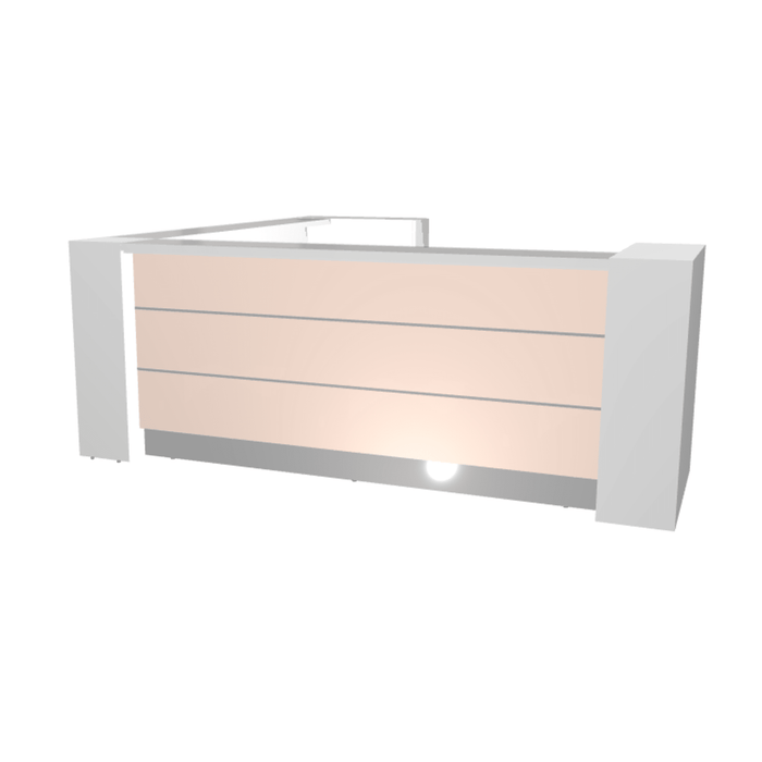 MDD Valde Modern Modular Reception Desk - Corner 114.4" x 114.4" LAV18L