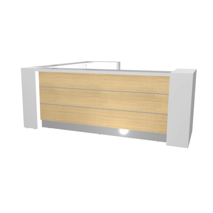 MDD Valde Modern Modular Reception Desk - Corner 114.4" x 114.4" LAV18L