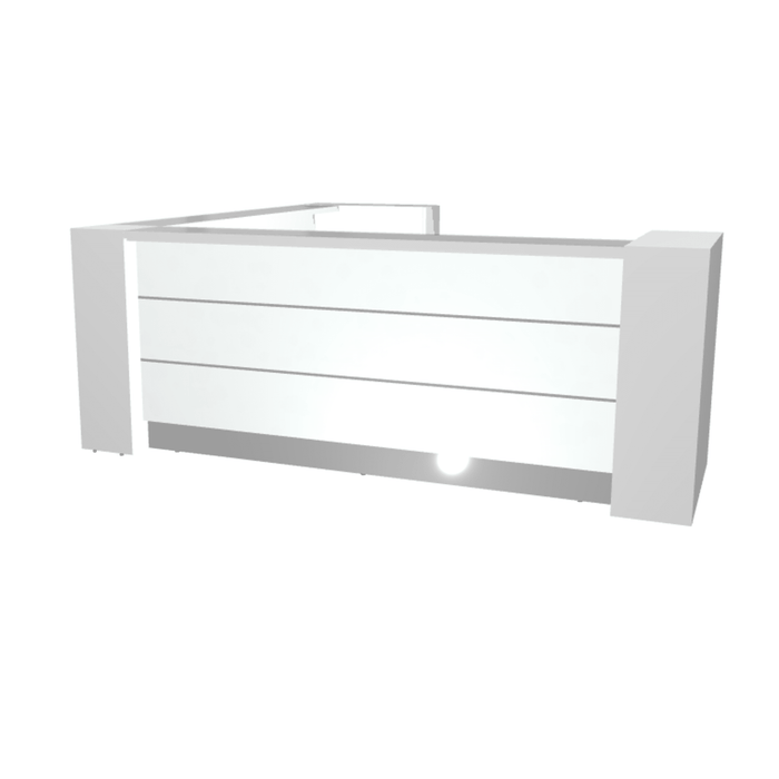 MDD Valde Modern Modular Reception Desk - Corner 114.4" x 114.4" LAV18L