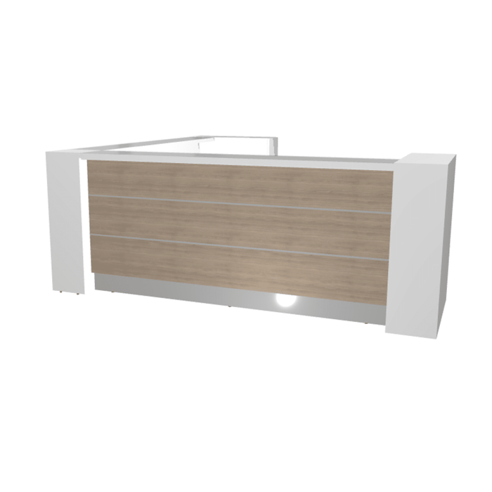 MDD Valde Modern Modular Reception Desk - Corner 114.4" x 114.4" LAV18L