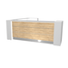 MDD Valde Modern Modular Reception Desk - Corner 114.4" x 114.4" LAV18L