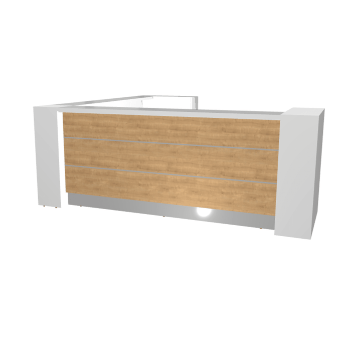 MDD Valde Modern Modular Reception Desk - Corner 114.4" x 114.4" LAV18L