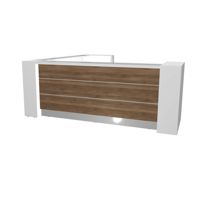 MDD Valde Modern Modular Reception Desk - Corner 114.4" x 114.4" LAV18L