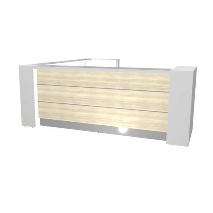 MDD Valde Modern Modular Reception Desk - Corner 114.4" x 114.4" LAV18L