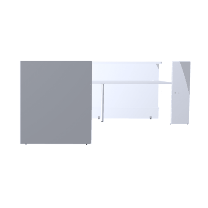 MDD Valde Modern Modular Reception Desk - Corner 114.4" x 114.4" LAV18L