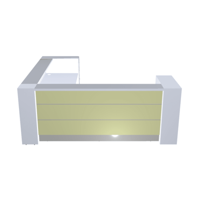 MDD Valde Modern Modular Reception Desk - Corner 114.4" x 114.4" LAV18L