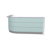 MDD Valde Modern Modular Reception Desk - Curved 100.1" x 100.1" LAV135L