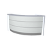 MDD Valde Modern Modular Reception Desk - Curved 91.2" x 45" LAV53L