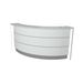 MDD Valde Modern Modular Reception Desk - Curved 91.2" x 45" LAV53L