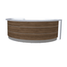 MDD Valde Modern Modular Reception Desk - Curved 126" x 75.5" LAV61L