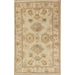 Pasargad Home Oushak Collection Hand-Knotted Lamb's Wool Area Rug- 3' 9" X 5' 11" PD-1221 4X6
