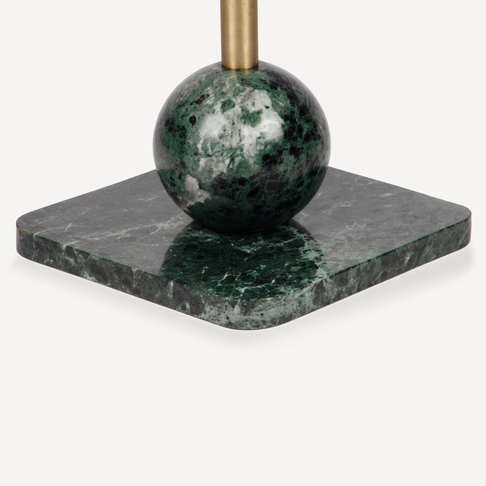 Union Home Helia Marble Counter Table - Udaipur Green DIN00517