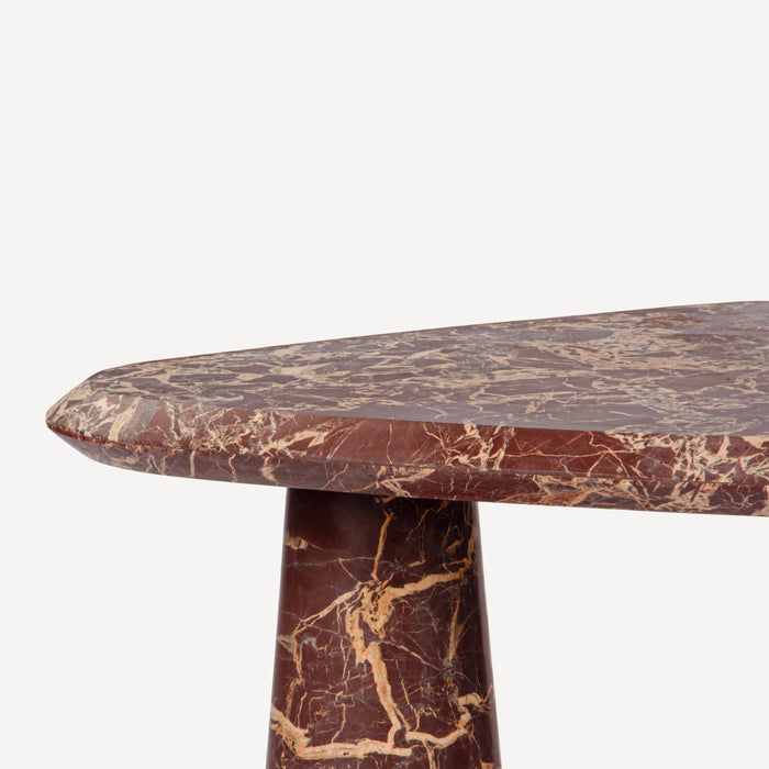 Union Home Athena Marble Large Coffee Table - Cherry Gold LVR01031