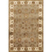 Pasargad Home Agra Collection Hand-Knotted Silk & Wool Area Rug- 4' 1" X 6' 2" PPS-3 CAMEL 4X6